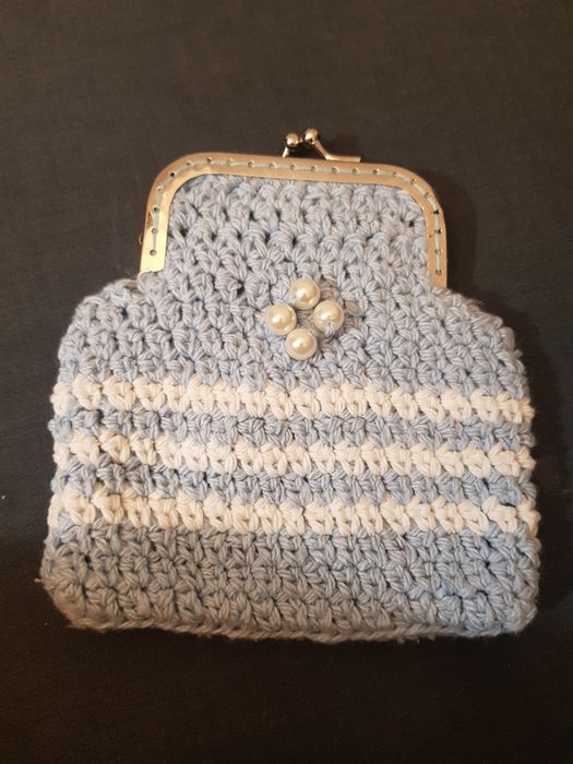 Porta moedas em crochê