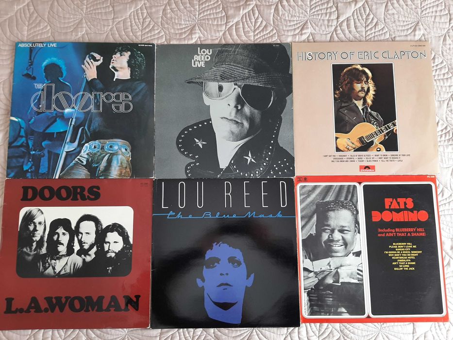 Doors – Lou Reed – Eric Clapton – Fats Domino – Vinil LP