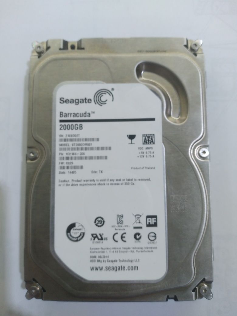 Seagate Barracuda 2000Gb