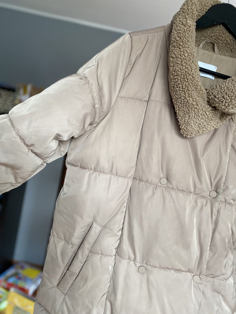 Kurtka, płaszcz pikowany zimowa, ocieplana Reserved roz. M/L