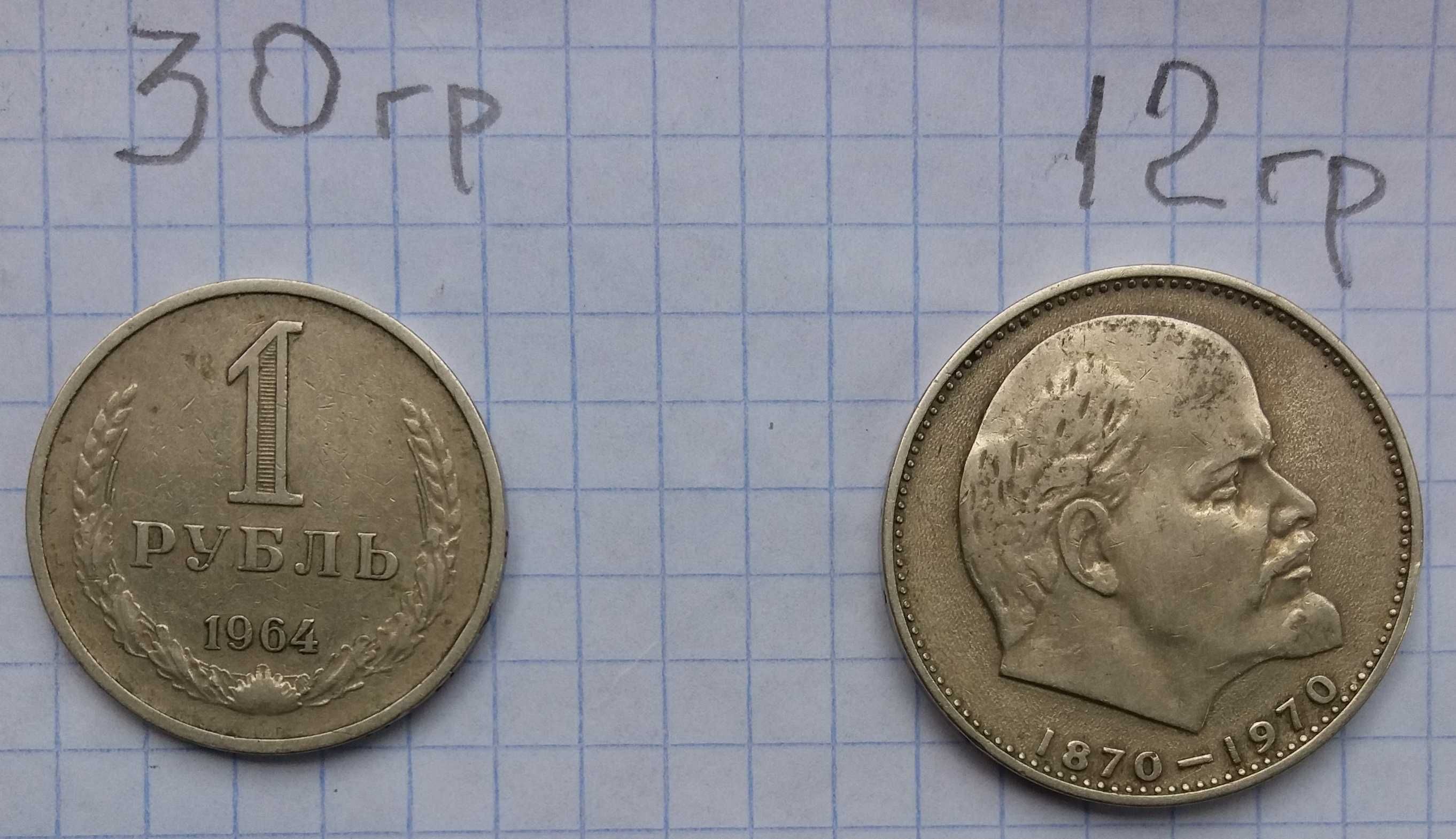 монеты СССР 1926-1991г  и РОССИИ