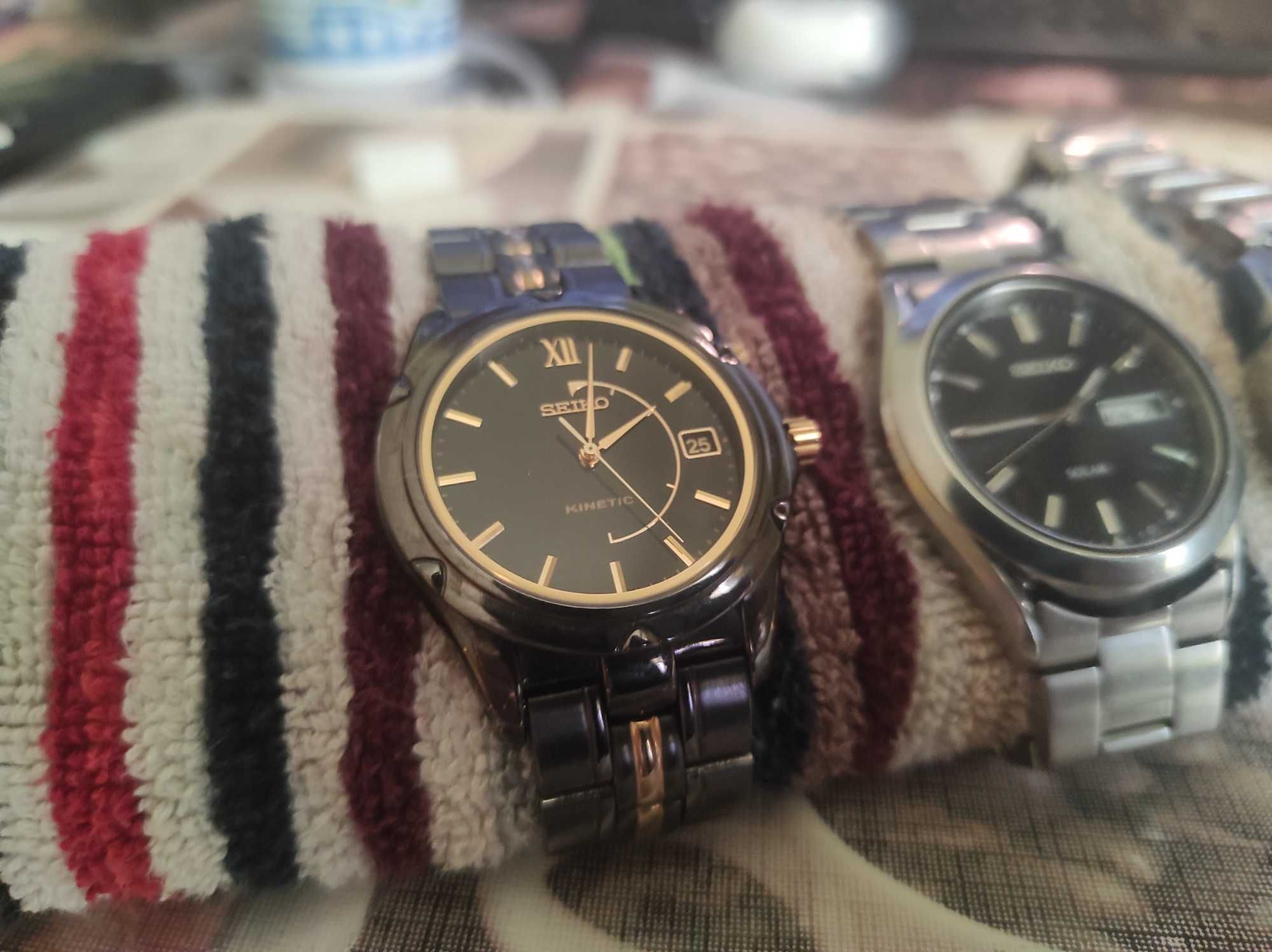 Seiko Solar V158, Seiko Kinetic 5M62, Seiko Chronograph Solar
