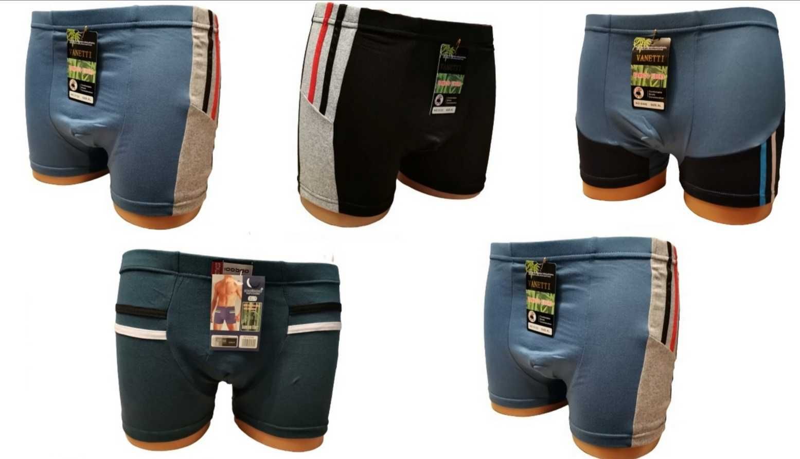 20 par Męskie bokserki bambusowe 20 par rozmiary od XL - 7XL MEGA CENA