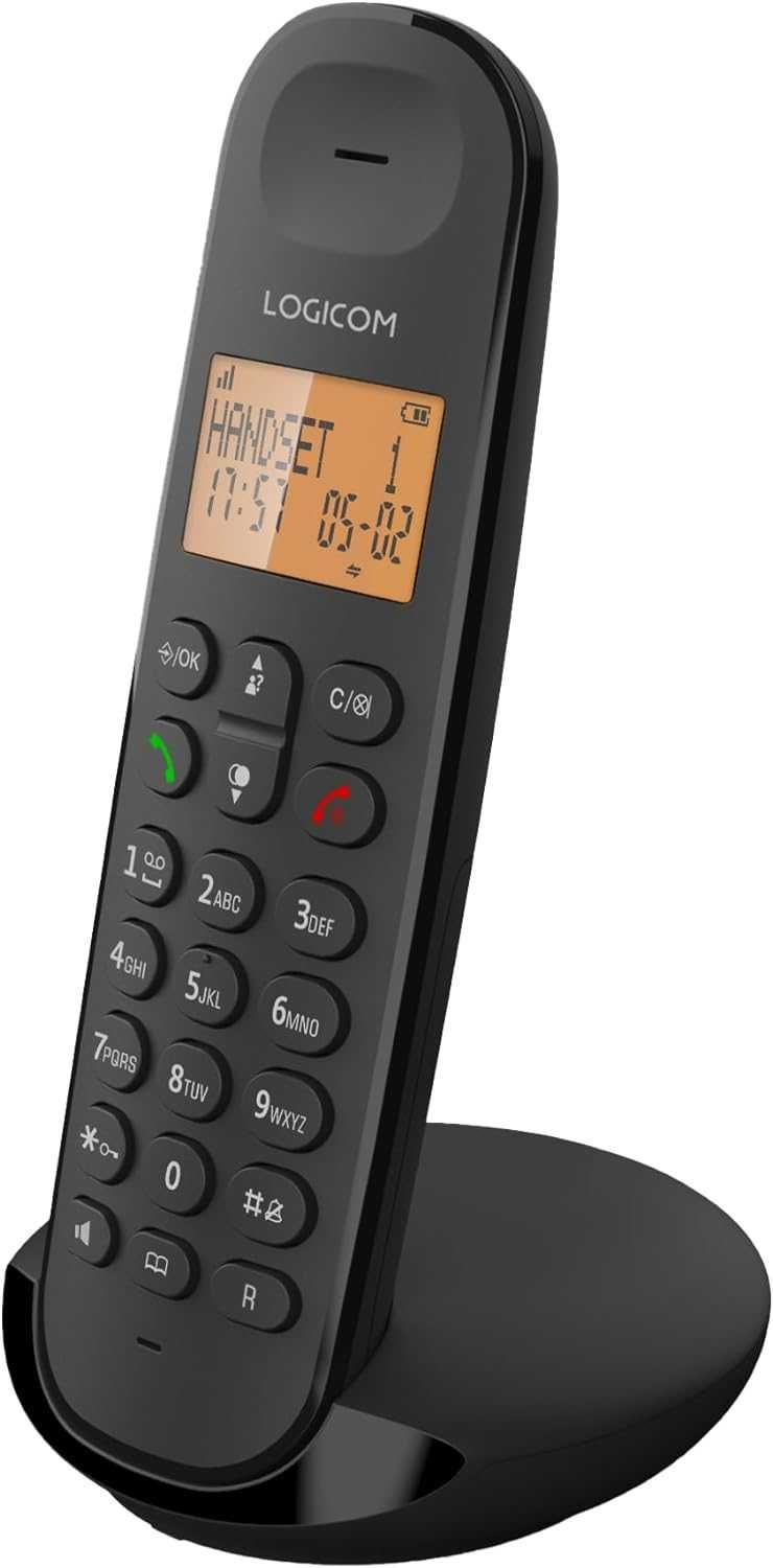 Telefon stacjonarny bezprzewodowy Logicom ILOA 150 czarny