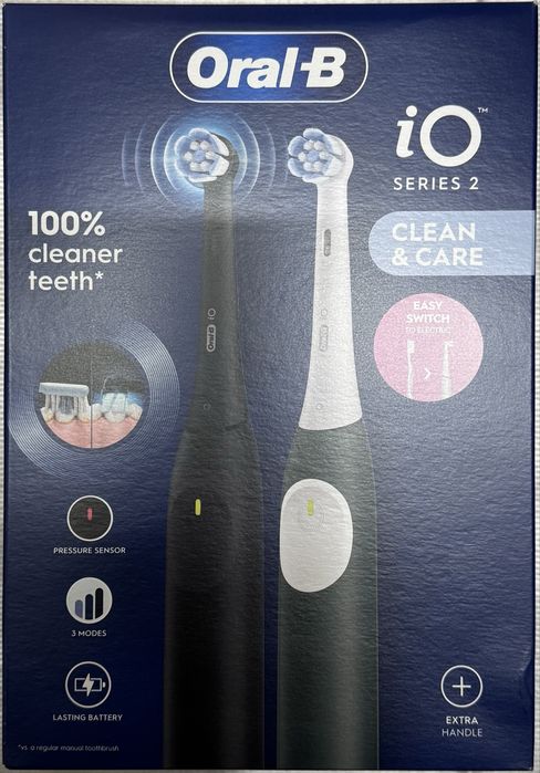 Escova oral B iO serie 2 pack 2 escovas