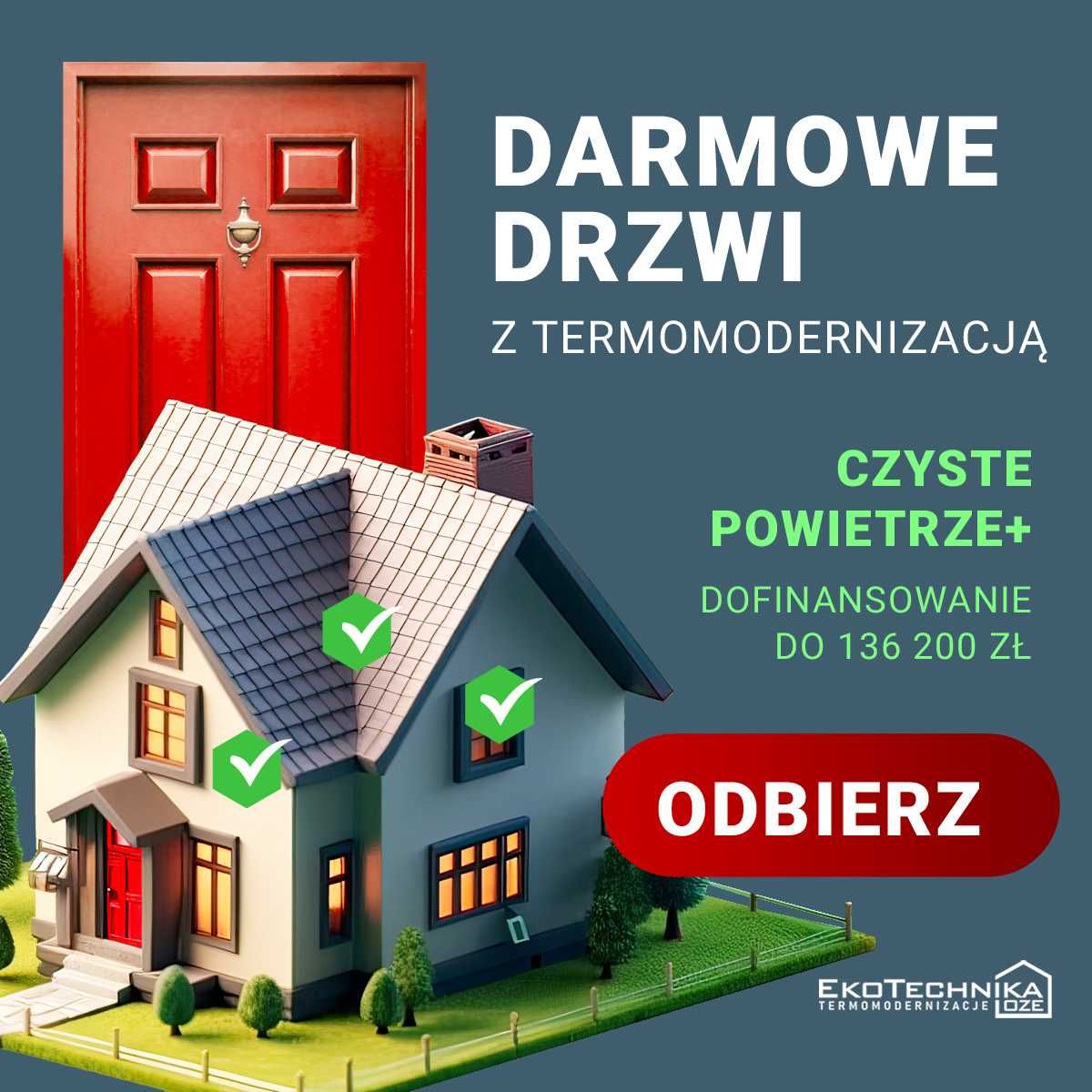 Kompleksowa TERMOMODERNIZACJA: program Czyste Powietrze +