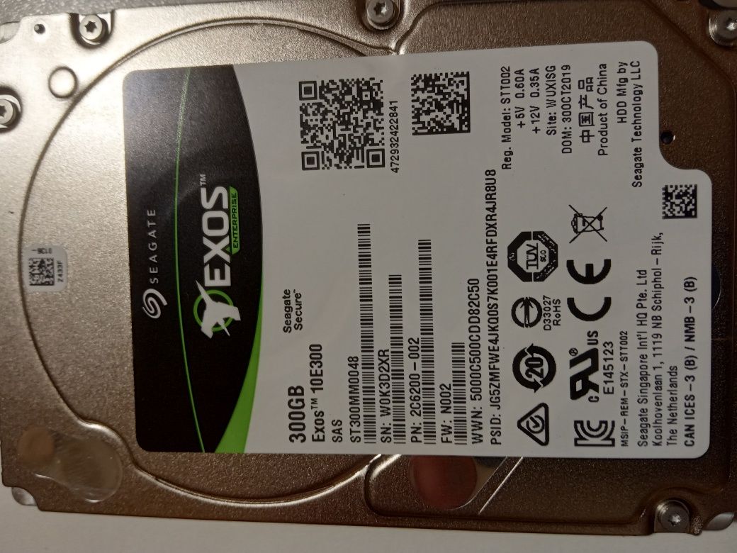 Жёсткий диск для сервера Seagate Exos 10E300 SAS 2,5"