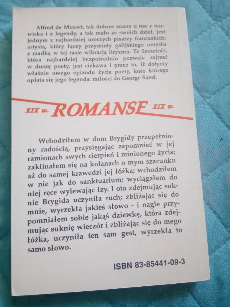 Książka Spowiedź dziecięca wieku