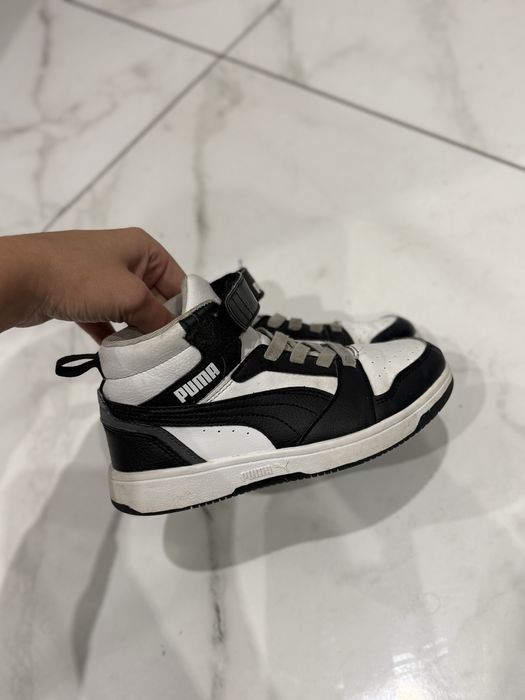 Демісезонні кросівки чобітки пума puma 19 см оригінал чорні