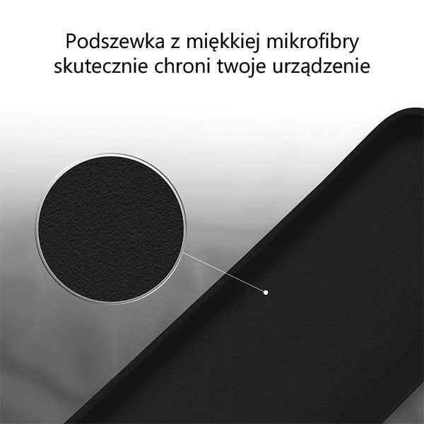 Mercury Silicone Samsung A72 5G A726 Czarny/Black