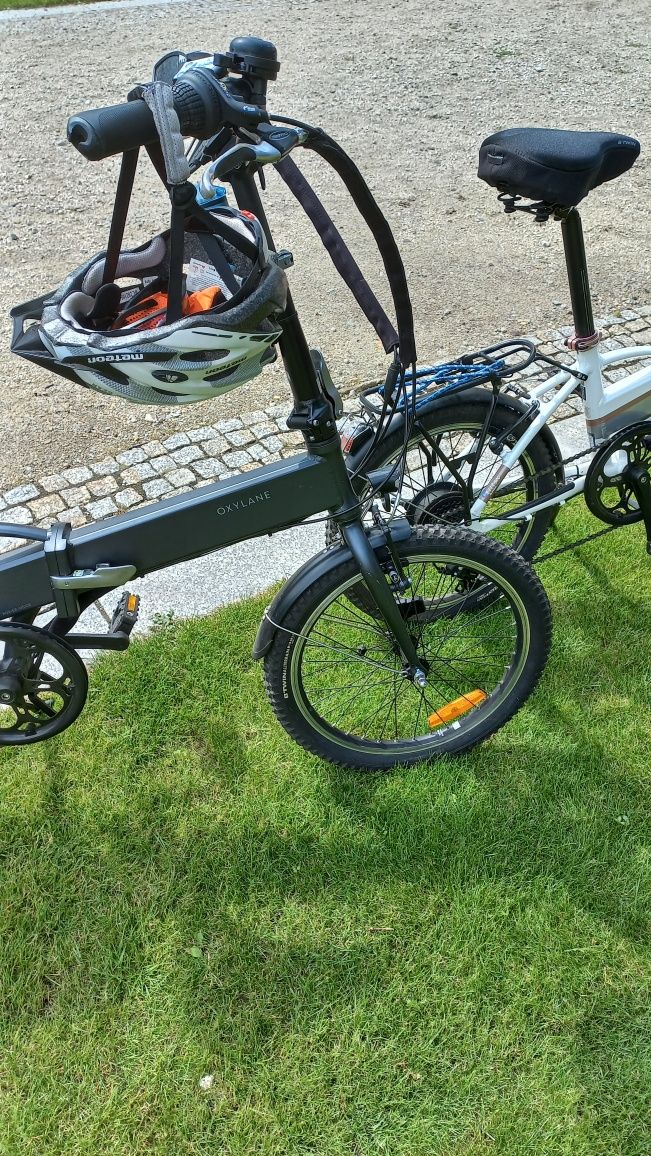 Zamienie lub sprzedam dwa rowery elektryczne skladane