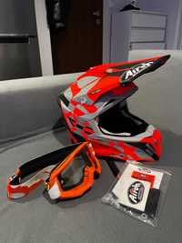 Kask Motocross Airoh XS + Google gratis