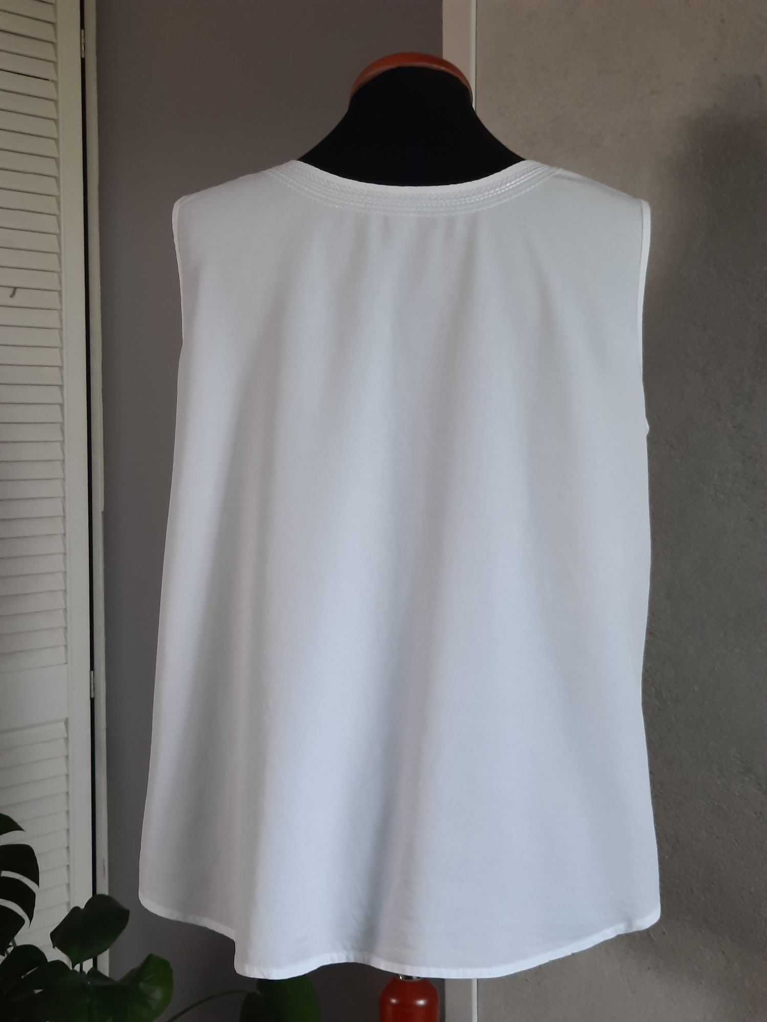 Bluzka biala lyocel Eddie Bauer  roz.48, XXL