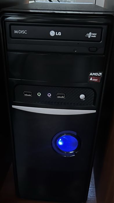Домашній ПК, монітор та системний блок