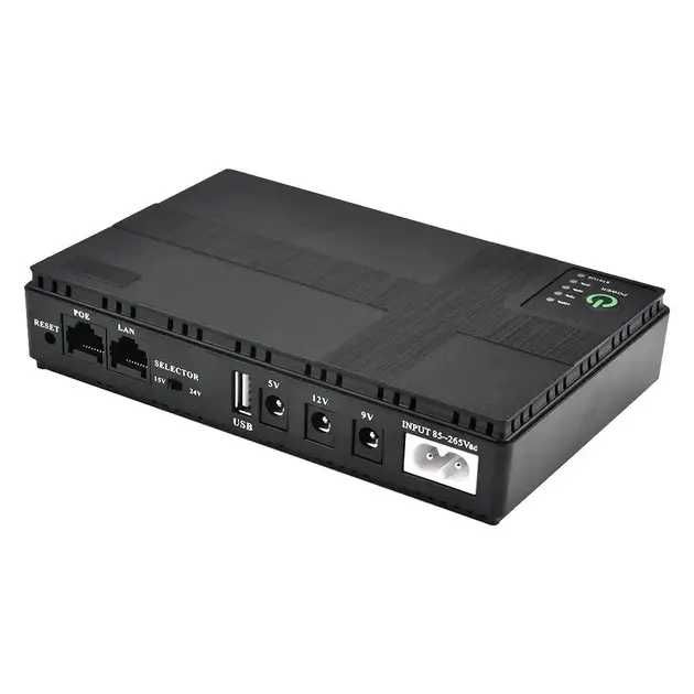 Блок бесперебойного питания для роутера TTN DC1018P 10400мАч 18W black