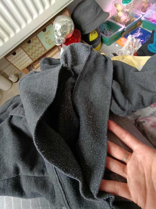 Bluza rozpinana z kapturem gap szara 38 M