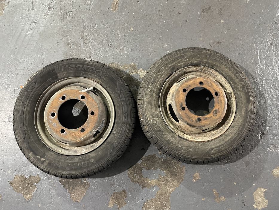 2 jantes + pneus  155-R13C