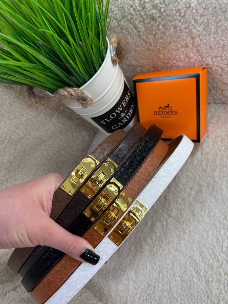 Ремінь Hermes з гравіюванням