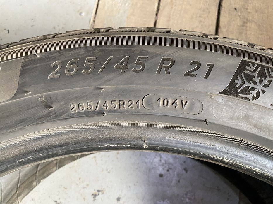 2шт 98% 265/45R21 Michelin Pilot Alpin 5