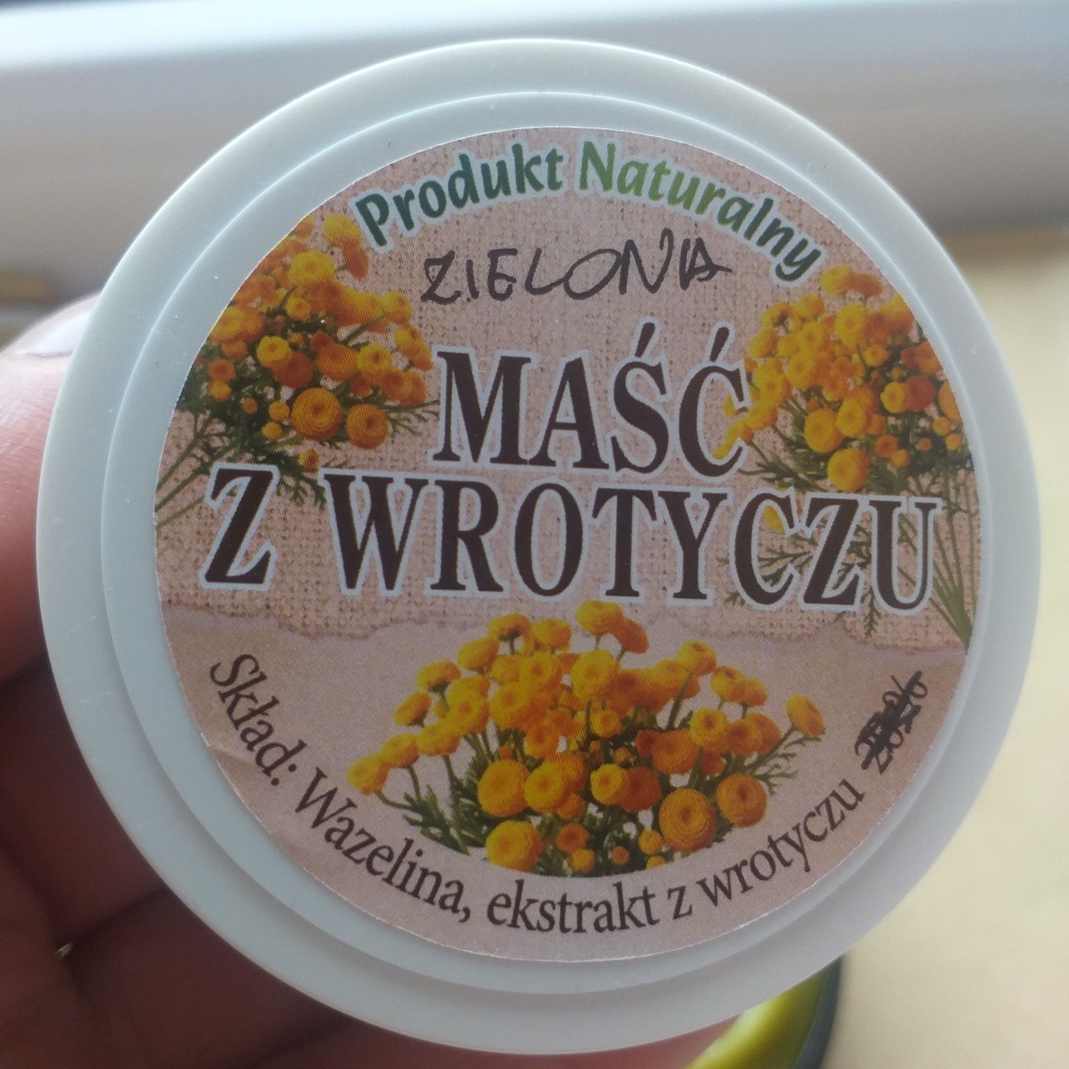 Zielona maść piołunowa z wrotyczem 60ml/125ml azs