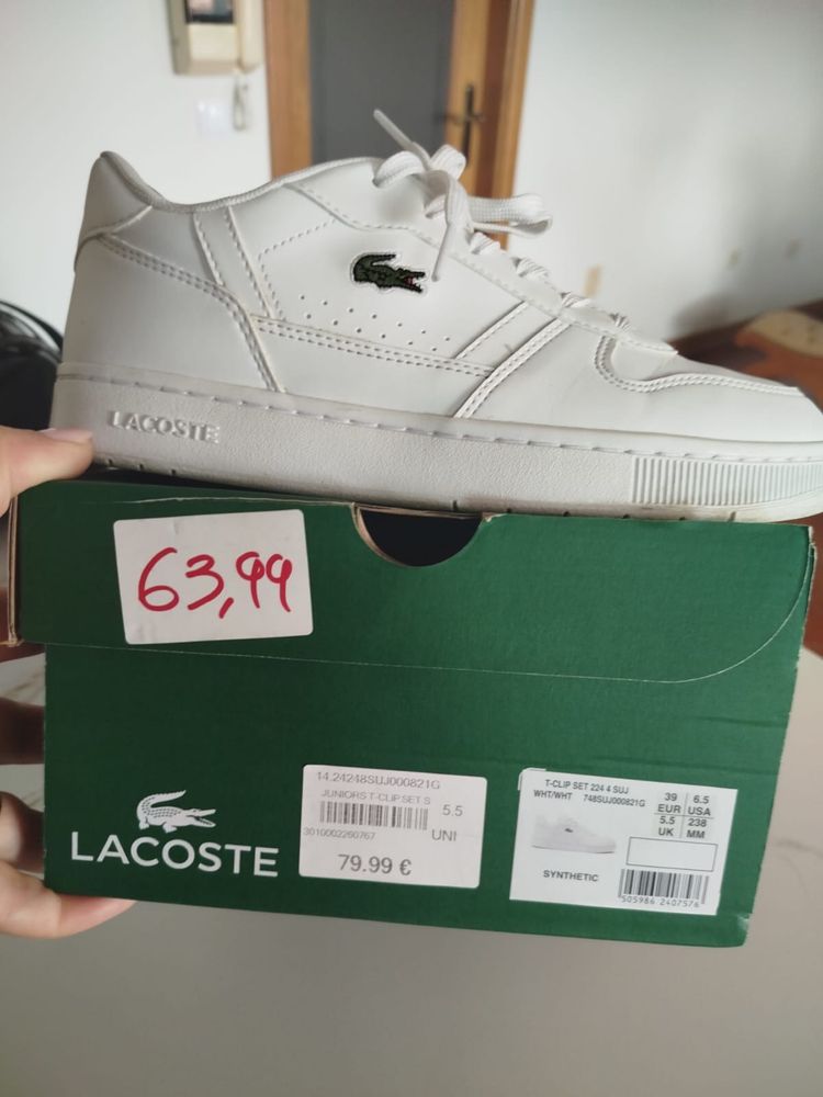 Sapatilhas da lacoste