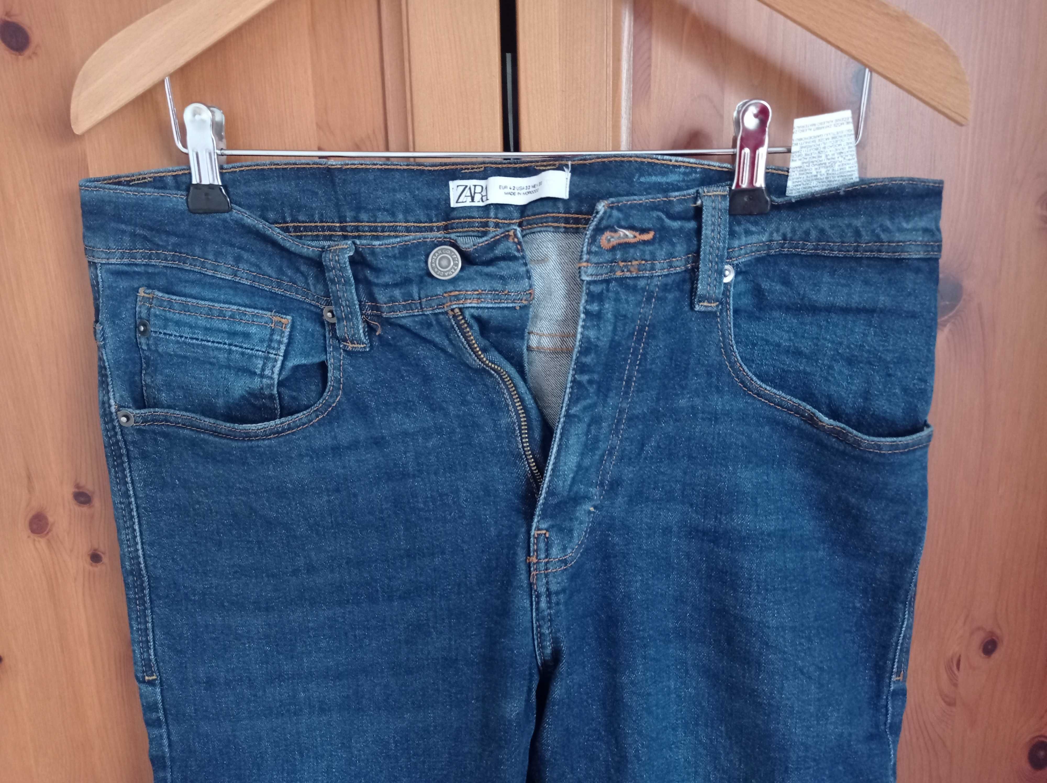 Taniej 70 % Męskie jeansy ZARA pas 43 cm jak nowe