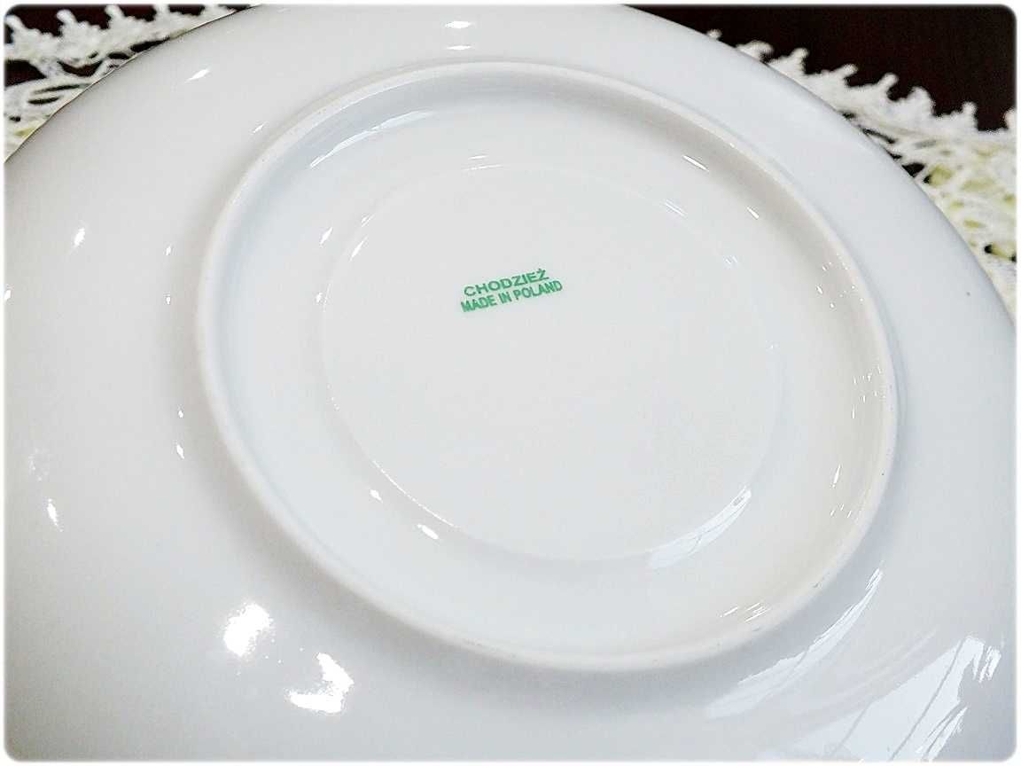 Talerz Talerzyk deserowy ø 17,5cm Fabryka Porcelany Chodzież PRL