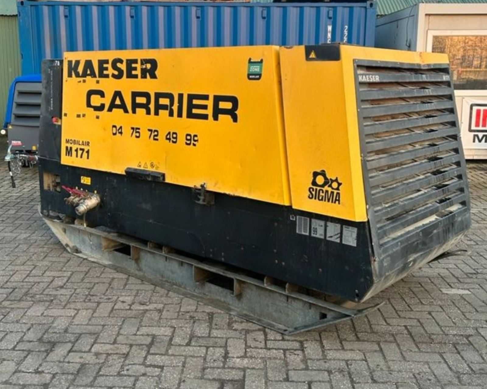 Гвинтовий дизельний компресор Kaeser М171 як Atlas Copco 2019 року