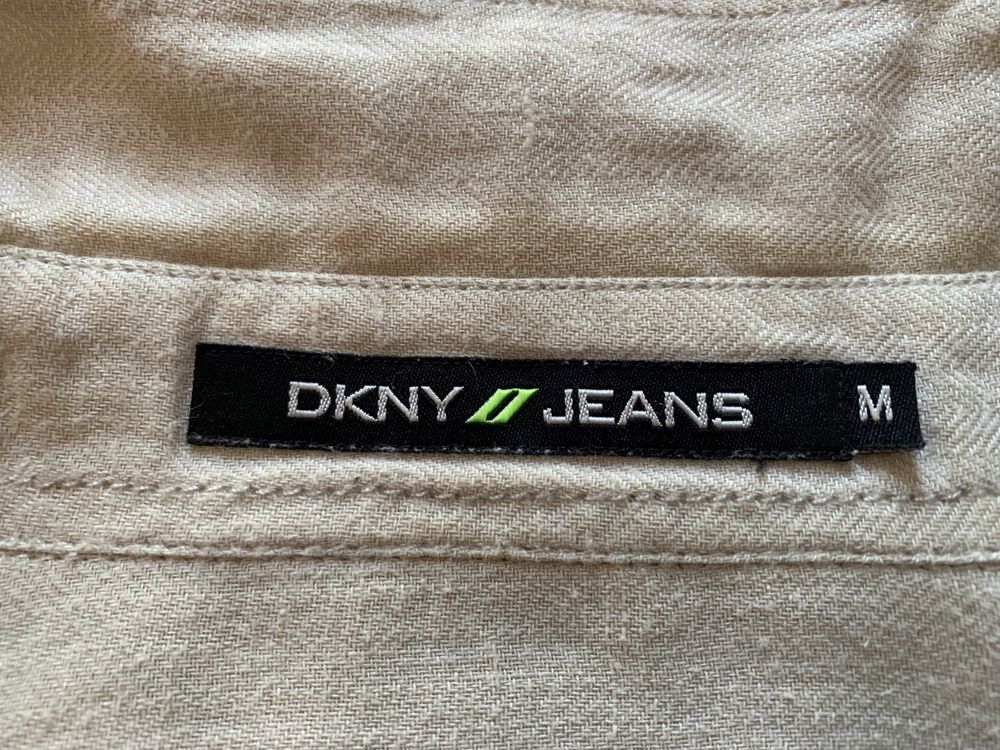 Camisa DKNY linho e algodão