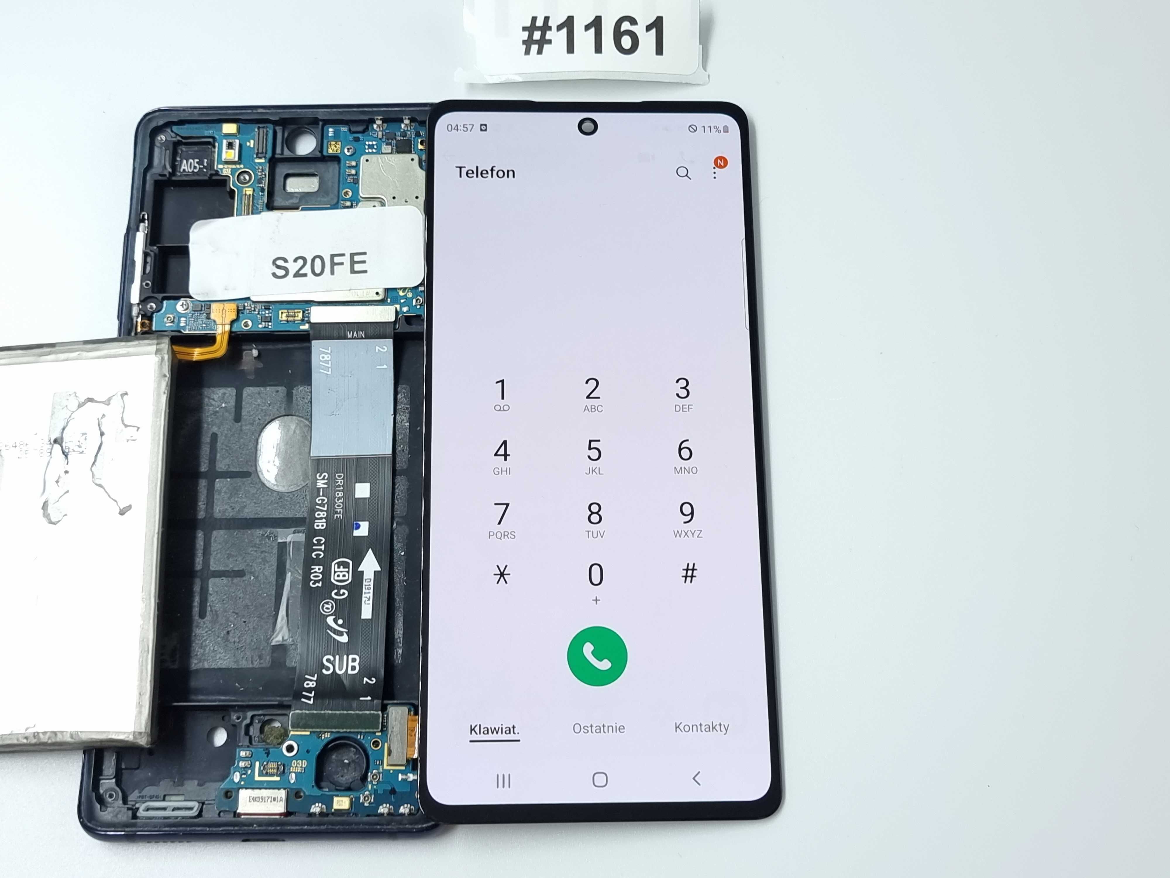 Samsung Galaxy S20 FE Oryginalny Wyświetlacz #1161 R1395