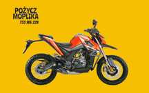 Wynajem motocykla, prawko kat. B, Zontes U1, Pożycz Moplika