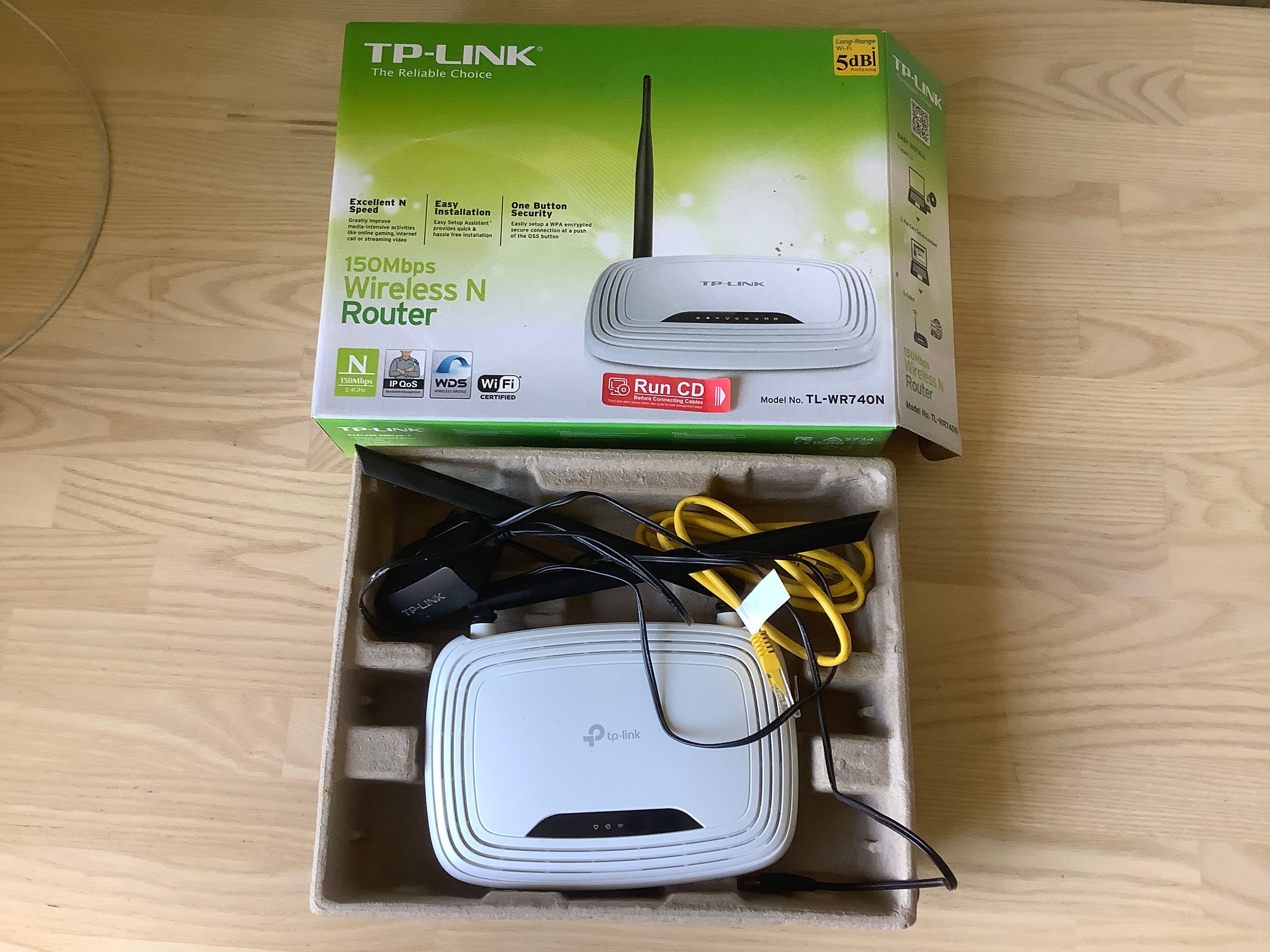 Router TP-Link TL-WR740N  150Mbps