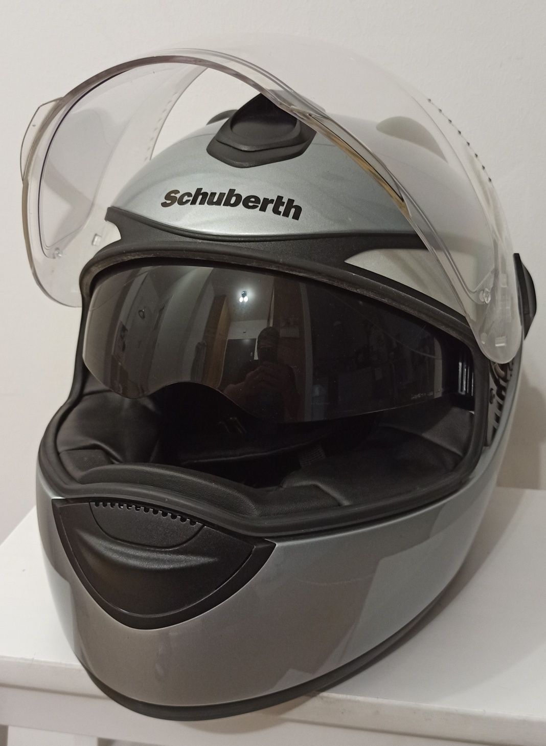 Schuberth S1 r. S 53-54cm kask motocyklowy z blendą i pinlokiem