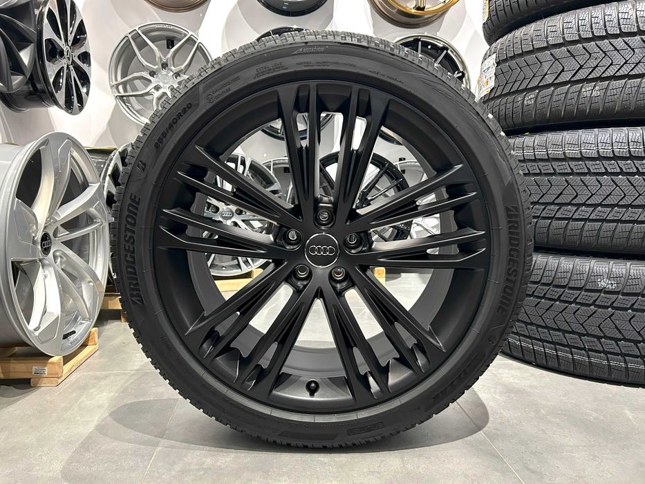 Oryginalne koła zimowe 20 5x112 ET30 Audi A6 C8 A7 4K 255/40R20 Bridge