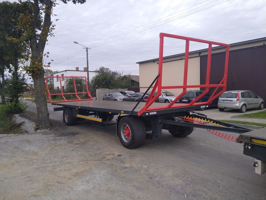 Przyczepa 4 osiowa platforma do bel 3 osiowa