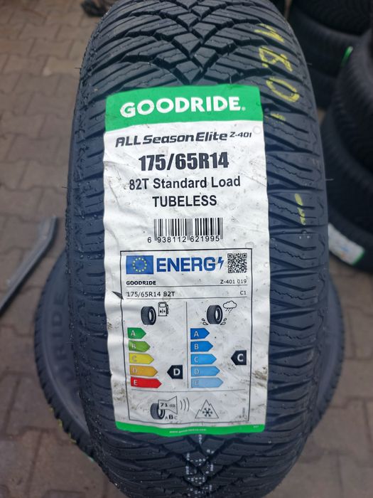 Nowe opony wielosezonowe 175/65/14 Goodride 2025r