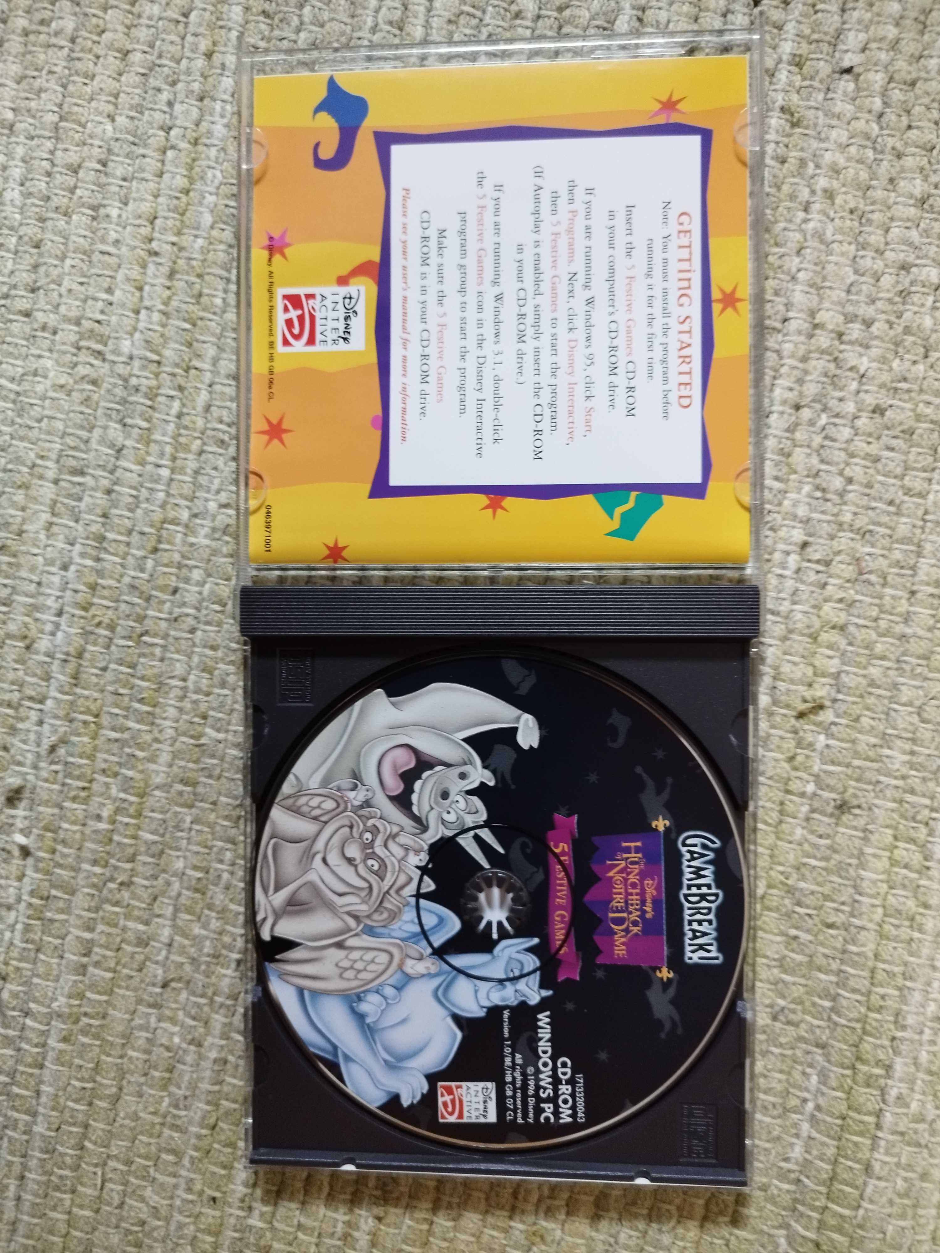 Jogo CD-ROM the hunchback of notre dame 5 festive games