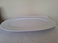 Półmisek biały 32 cm x 12 cm, porcelana, komplet 12 szt.