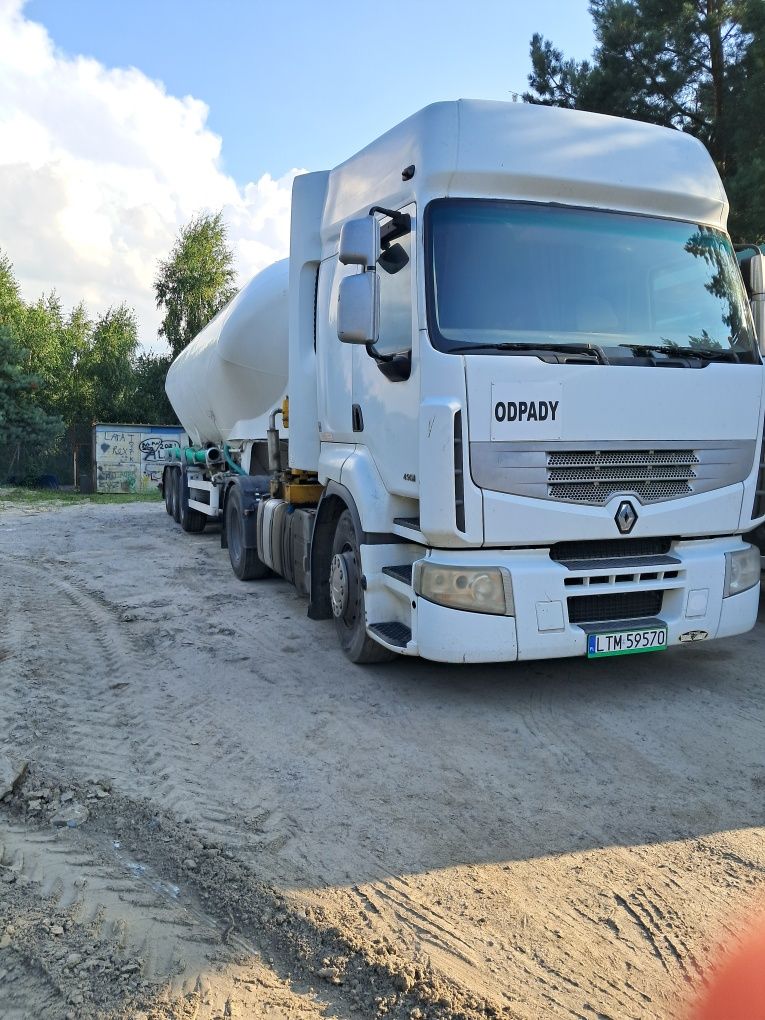 Renault premium 450 dxi specjany uszkodzona uszczelka
