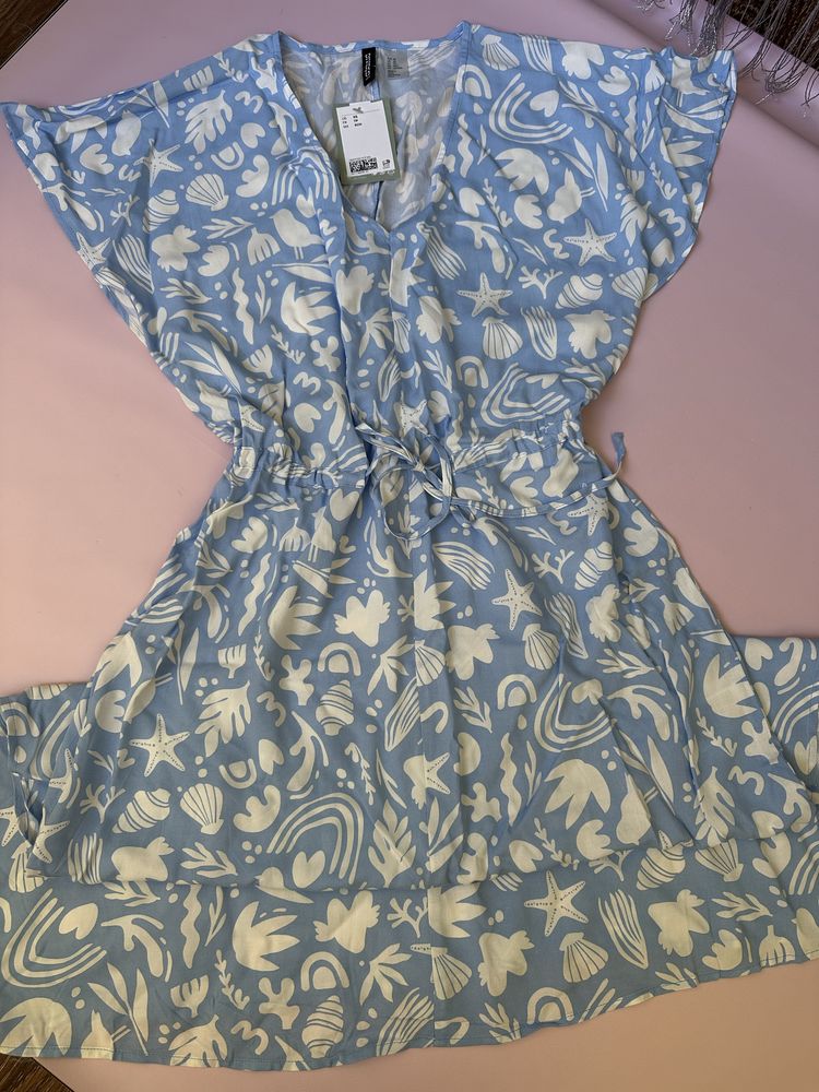 Довга блакитка сукня H&M