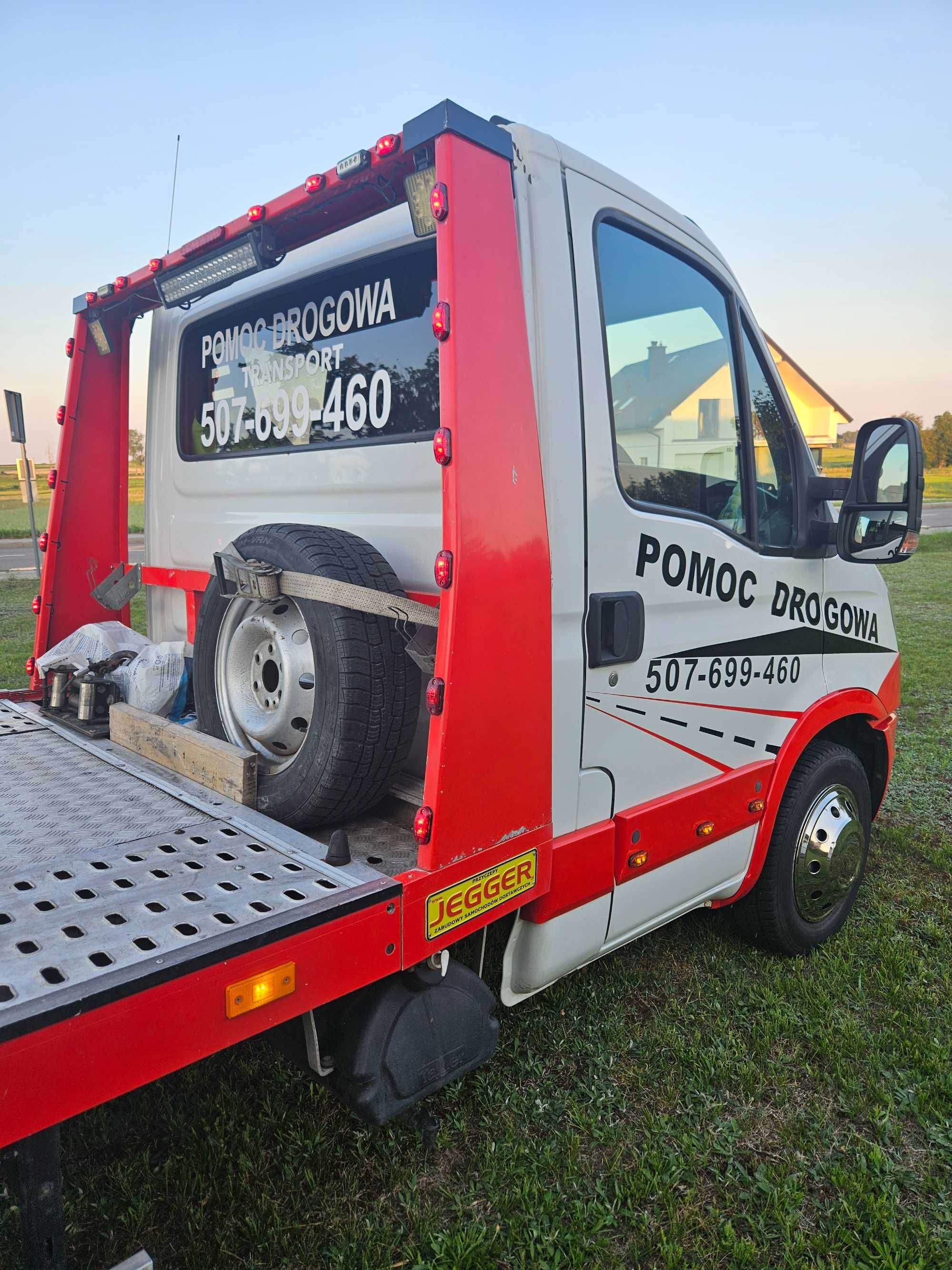 Iveco Daily Pomoc Drogowa 2012r Oryginalna zabudowa JEGGER  Aluminiowa