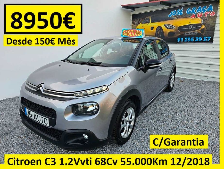 Citroën C3 1.2VTi 68Cv Feel Business 50.000Km 12/2018