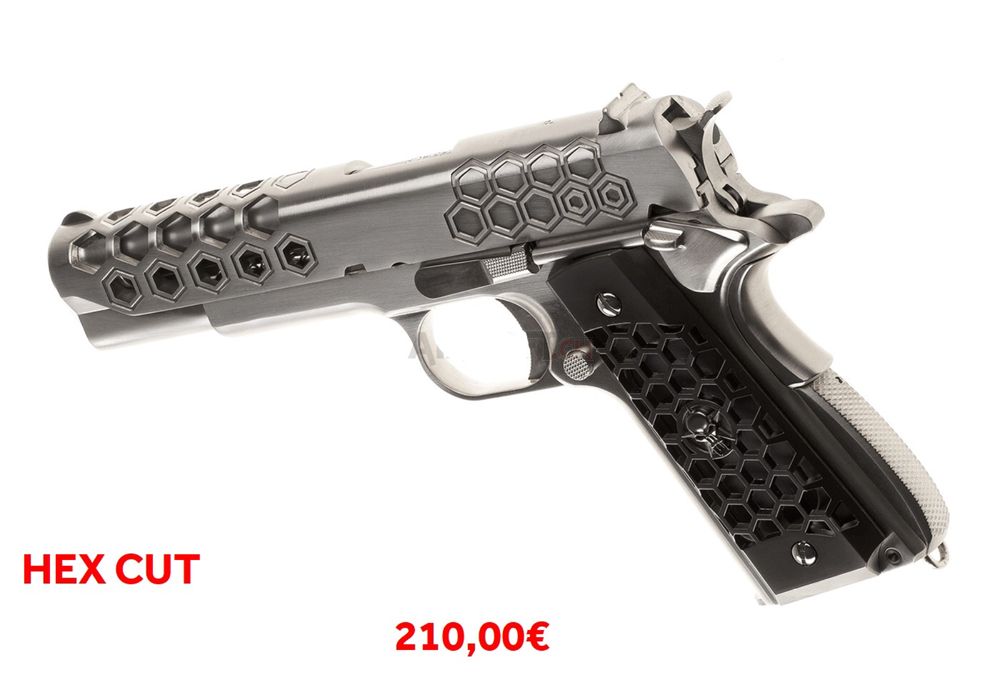 Pistola Airsoft 1911 HEXCUT - Floral da WE full metal blowback nova garantia