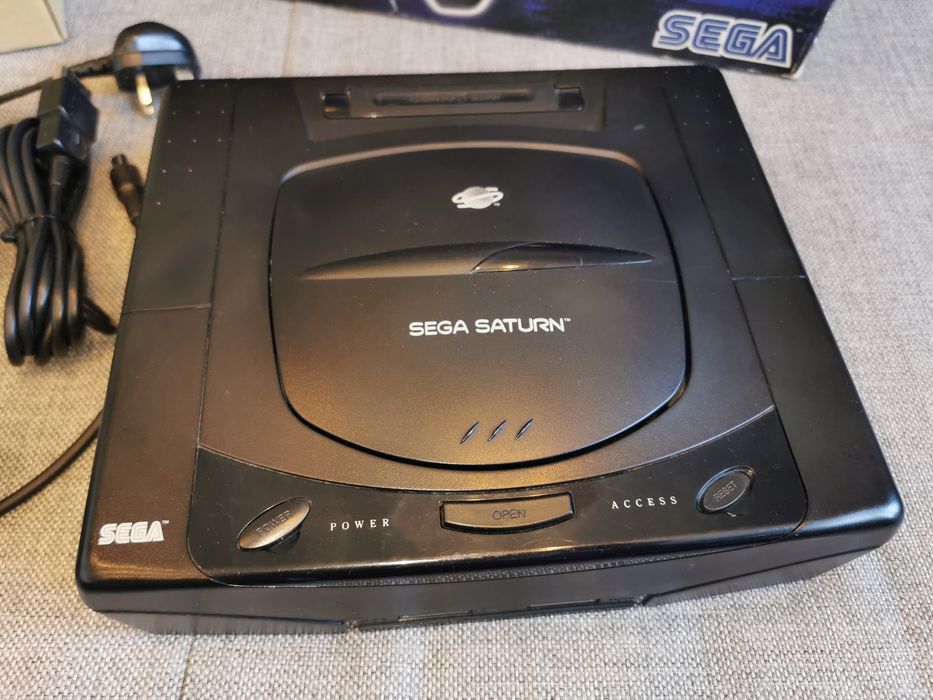 Konsola SEGA SATURN PAL (europejska) w pudełku ZACNY KOMPLET sklep