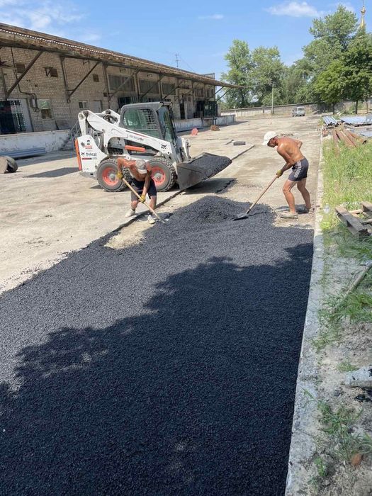 Асфальтування, дорожні роботи, розметка