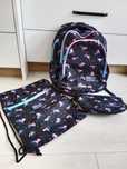 Plecak szkolny, worek na WF i saszetka CoolPack Dark unicorn