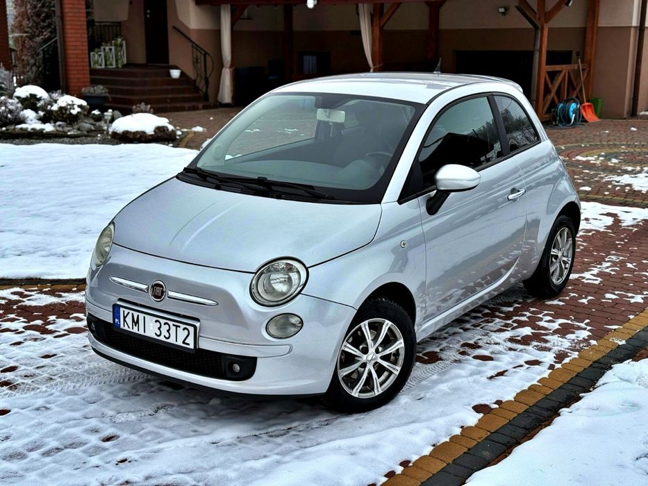 Fiat 500 Piękny 1.4 100KM Świeża klimatyzacja oraz oleje, Skóra Okazja