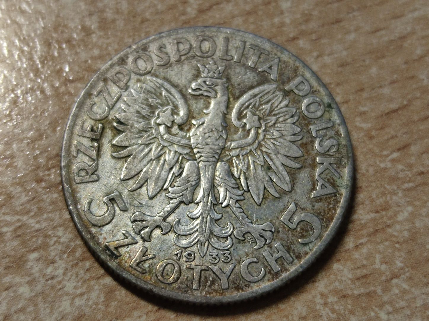 Moneta 5 złotych z 1933 roku