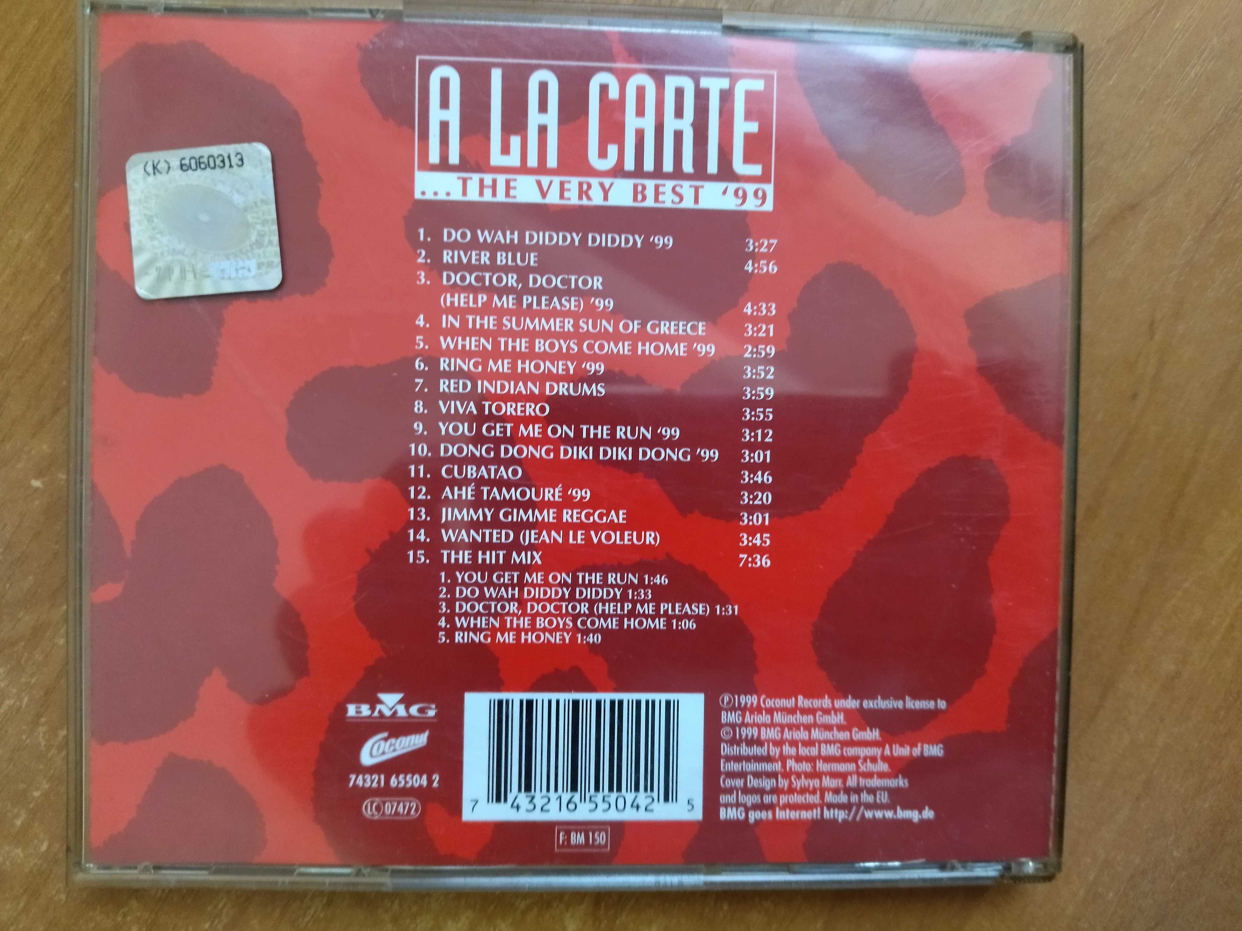 A LA CARTE The Very Best ''99 CD