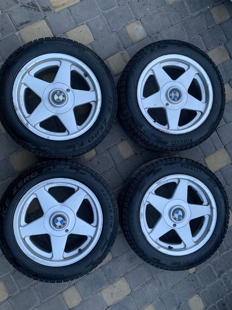 Диски Azev 5 120 R 16 резина Pirelli 205 55 R16 зима